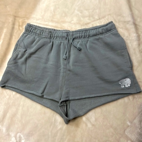 ivory ella Pants - IVORY ELLA 🐘 100% ORGANIC COTTON GREEN ELEPHANT SWEAT PANT SHORTS Women’s XXL/18